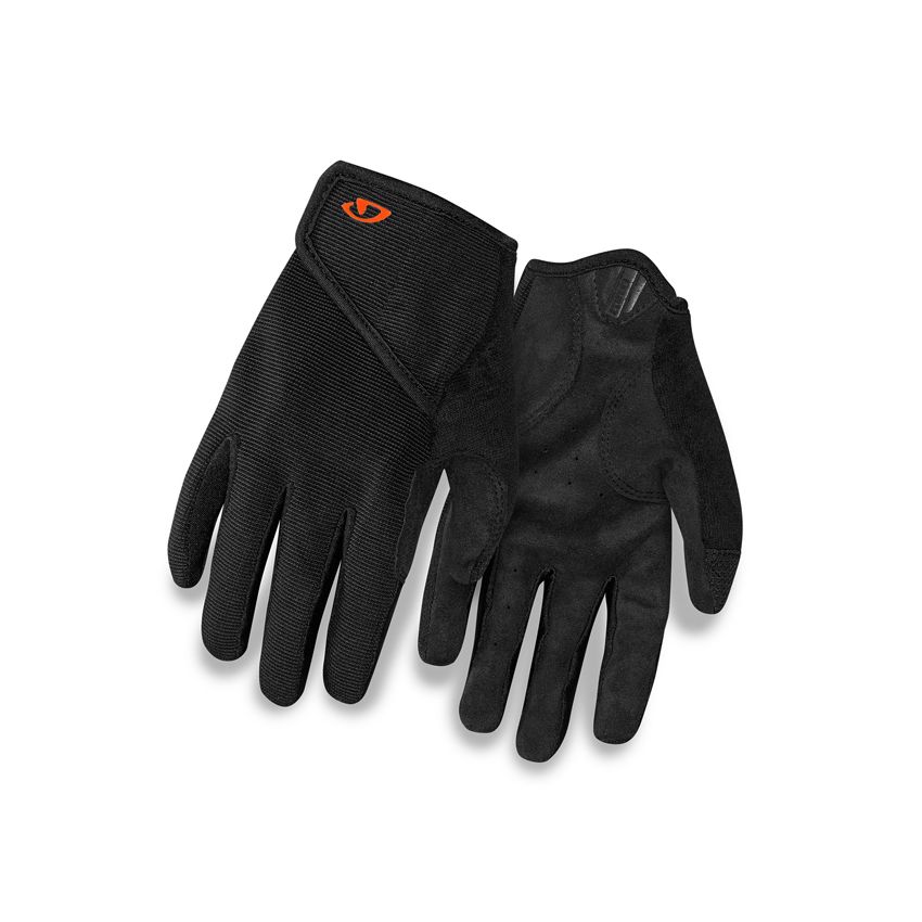 Rękawiczki juniorskie GIRO DND JR II długi palec black roz. L (obwód dłoni od 162 mm / dł. dłoni od 165 mm) (NEW) 