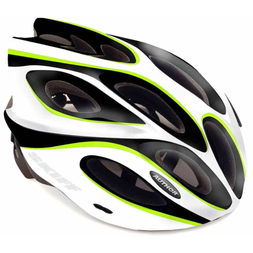 Kask AUTHOR SKIFF biało-czarno-niebieski 58-62 
