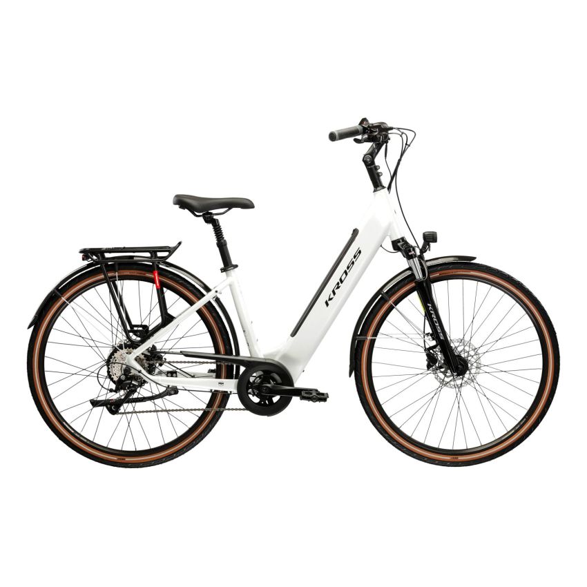 Rower KROSS Trans Hybrid 1.0 Perłowy
