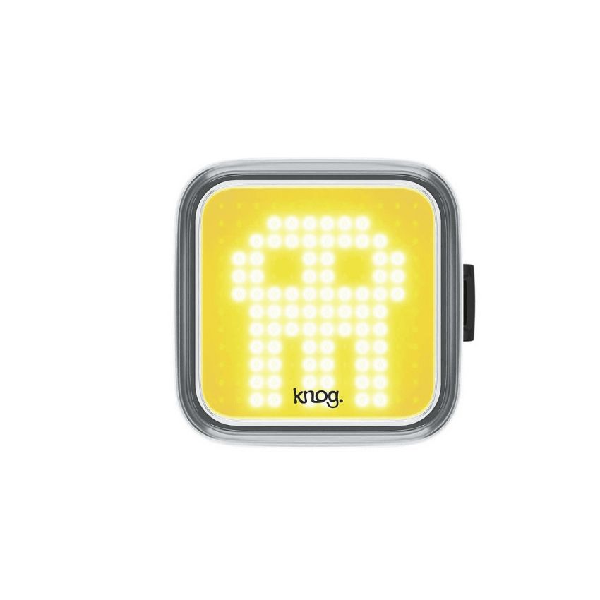 Lampa Knog Blinder Skull przód czarny