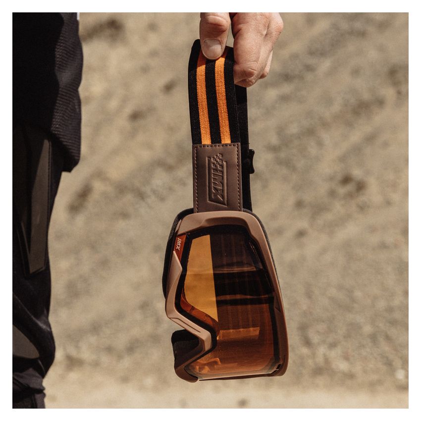 Gogle IMX Endurance Rust Brown Matt/Orange (szyba orange + clear)