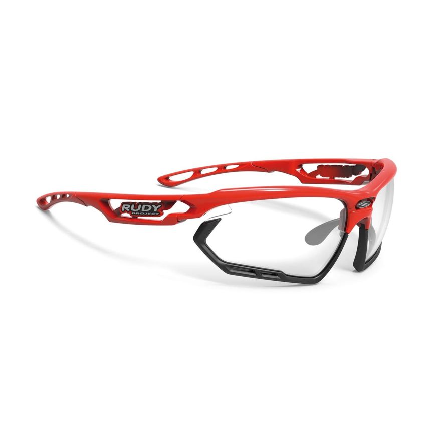 RUDY PROJECT okulary Fotonyk Fire red gloss / Bumpres Black - ImpactX 2 Black