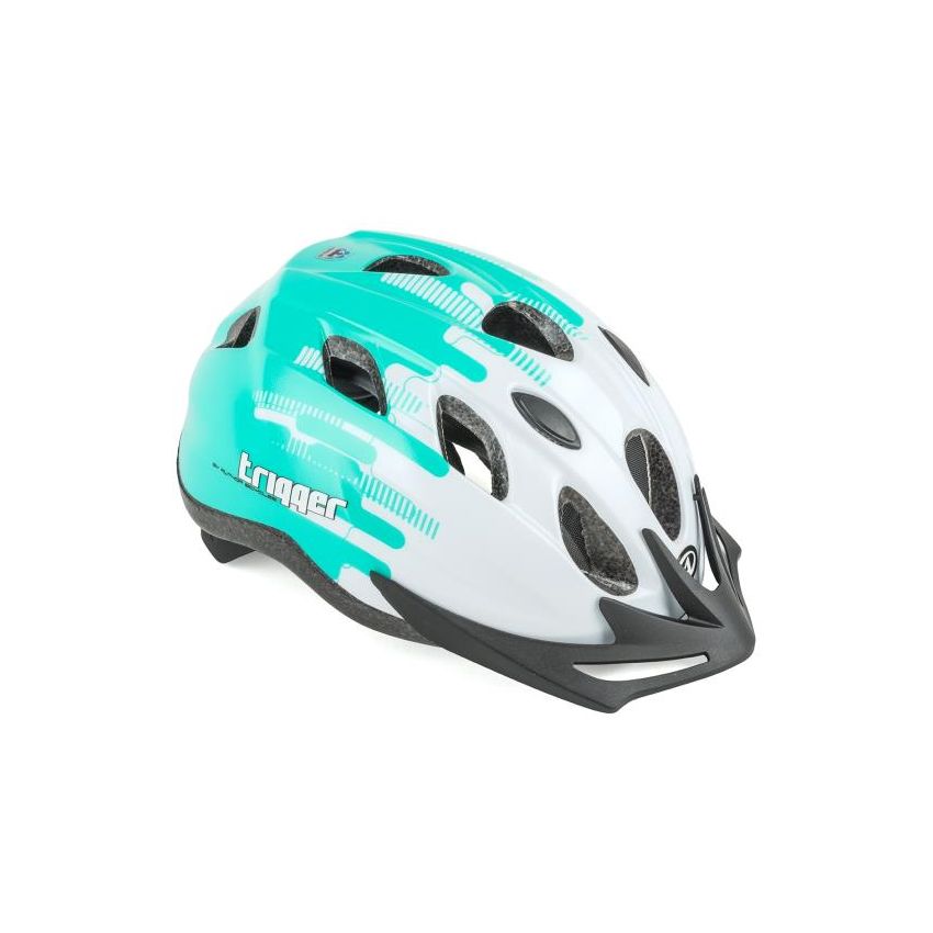Kask AUTHOR TRIGGER biało-zielony 54-58 