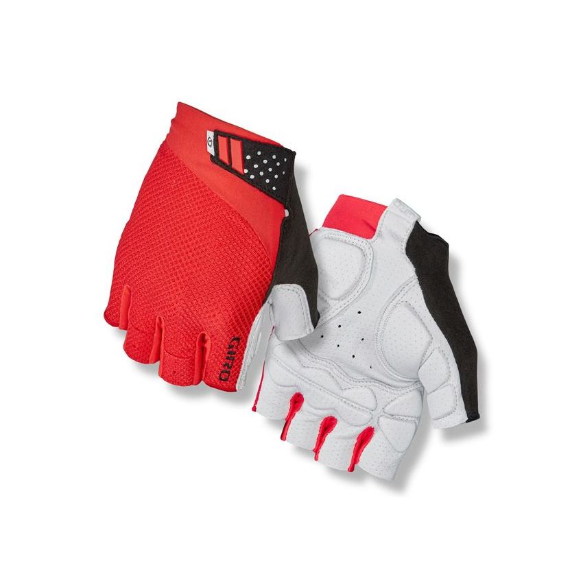 Rękawiczki męskie GIRO MONACO II GEL krótki palec bright red roz. S (obwód dłoni 178-203 mm / dł. dłoni 175-180 mm) (NEW) 