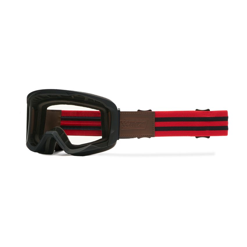 Gogle IMX Endurance Rust Black Matt/Red (szyba dark smoke + clear)