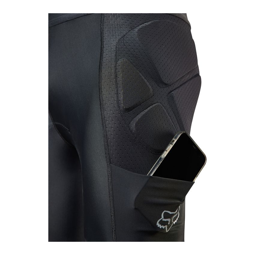 Fox Spodenki Z Ochraniaczami  Baseframe Black Xxl