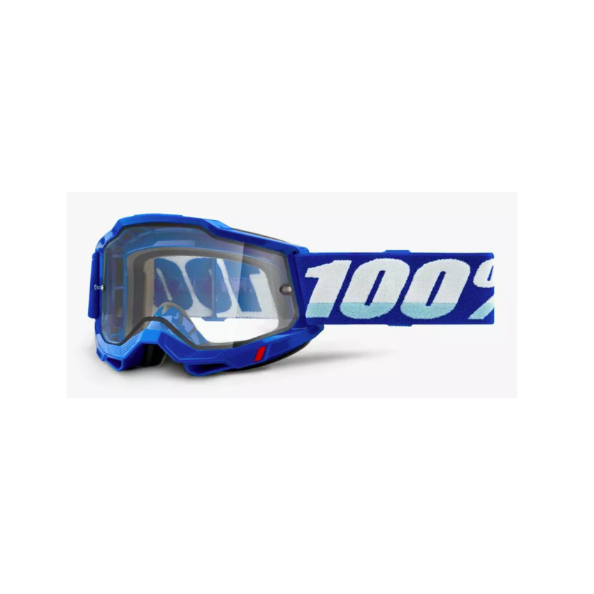 Gogle 100% Accuri 2 Enduro Moto Blue (szyba przezroczysta podwójna)