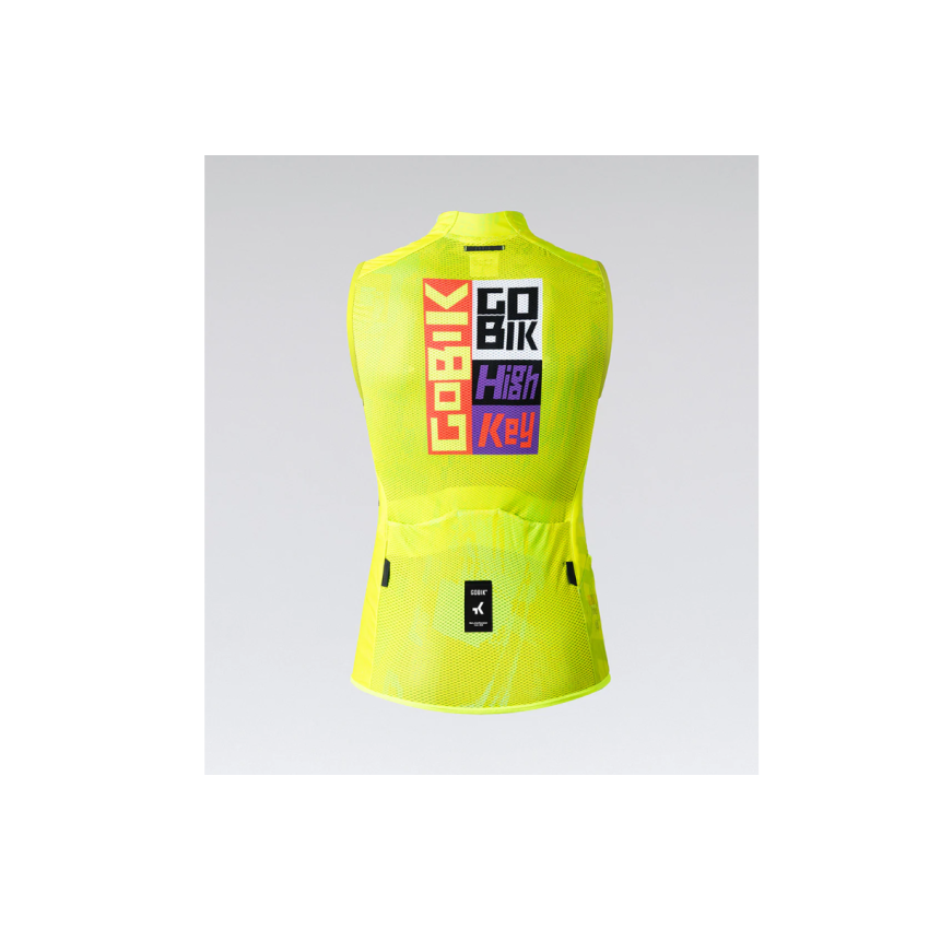Kamizelka kolarska damska GOBIK Plus 2.0 Liquid Lime 