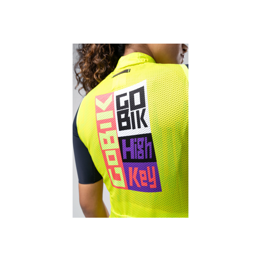Kamizelka kolarska damska GOBIK Plus 2.0 Liquid Lime 