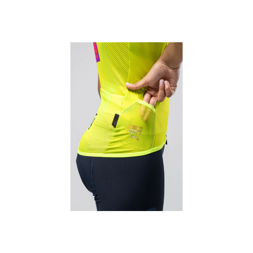 Kamizelka kolarska damska GOBIK Plus 2.0 Liquid Lime 