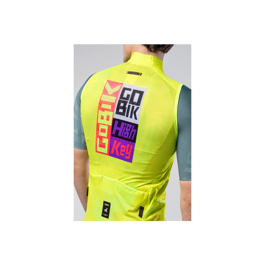 Kamizelka kolarska męska GOBIK Plus 2.0 Liquid Lime