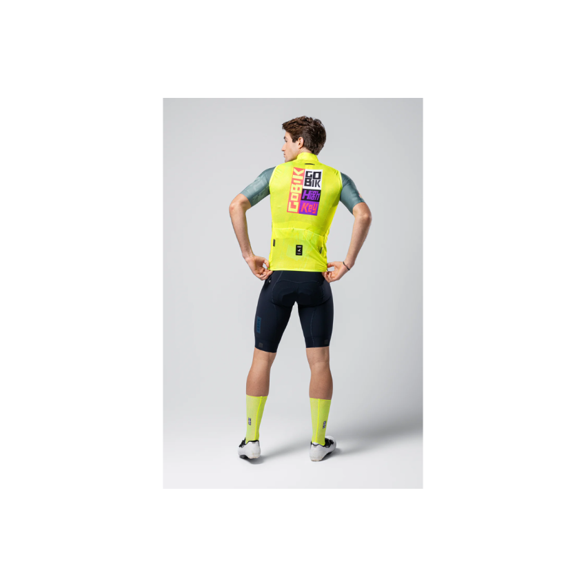 Kamizelka kolarska męska GOBIK Plus 2.0 Liquid Lime