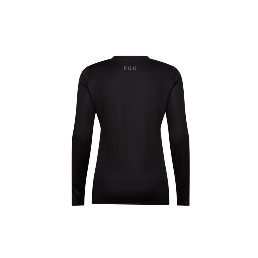 Koszulka Rowerowa Z Długim Rękawem FOX Lady Head Black