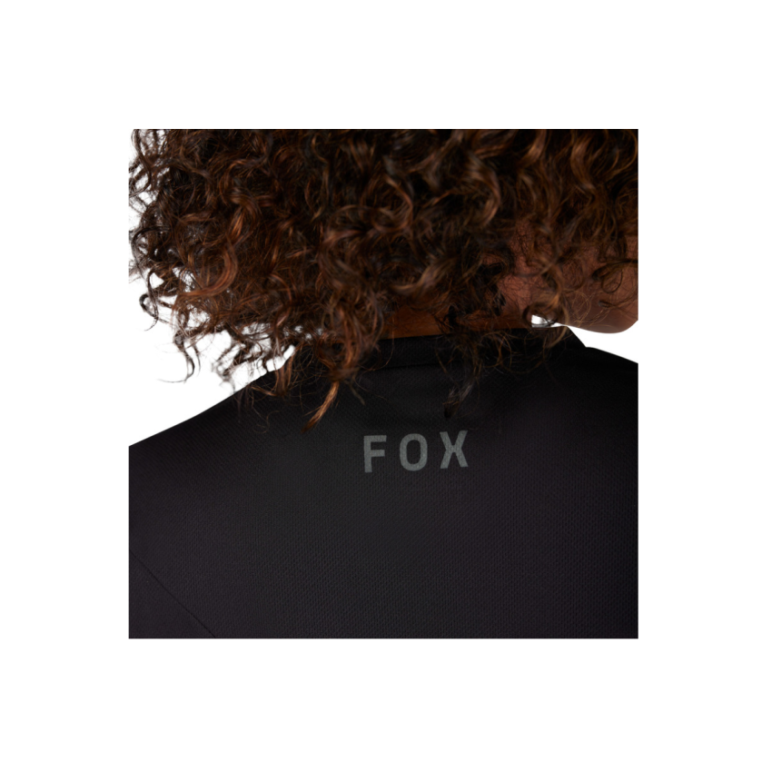 Koszulka Rowerowa Z Długim Rękawem FOX Lady Head Black