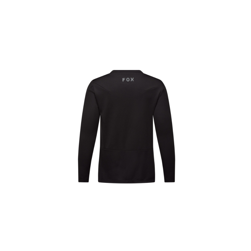 Koszulka Rowerowa Z Długim Rękawem Fox Junior Ranger Head Black
