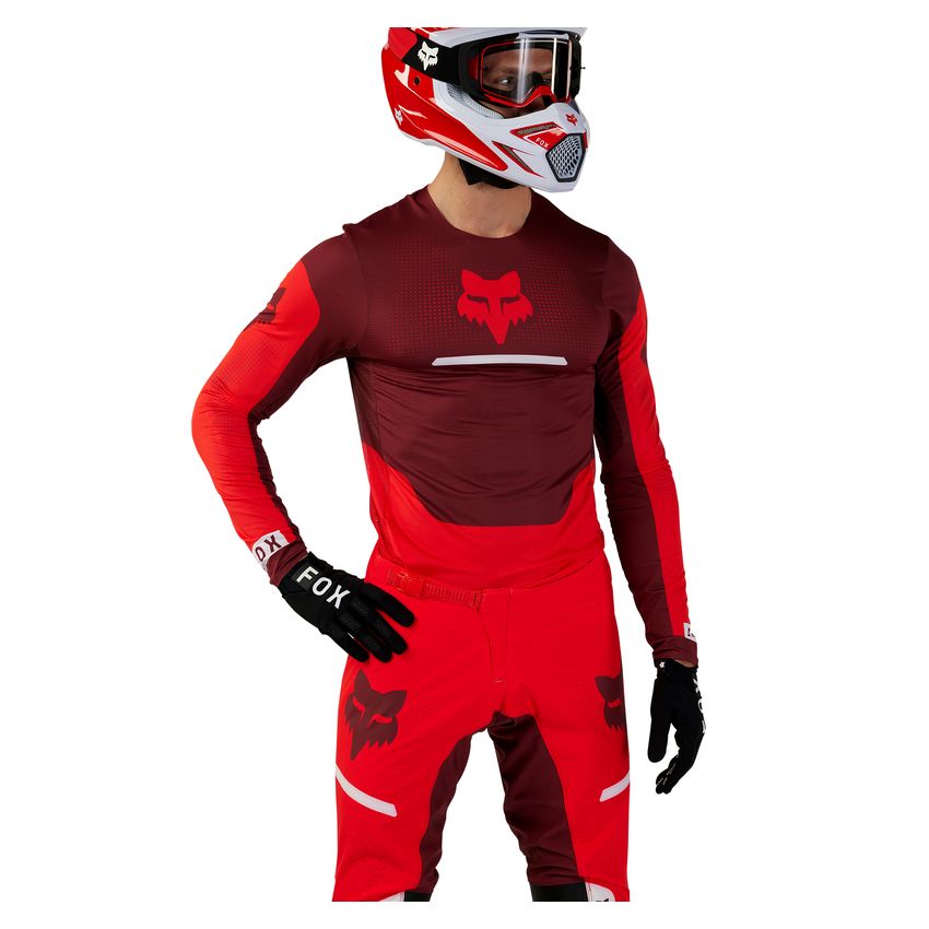 Fox Bluza Motocyklowa  Flexair Optical Fluo Red S