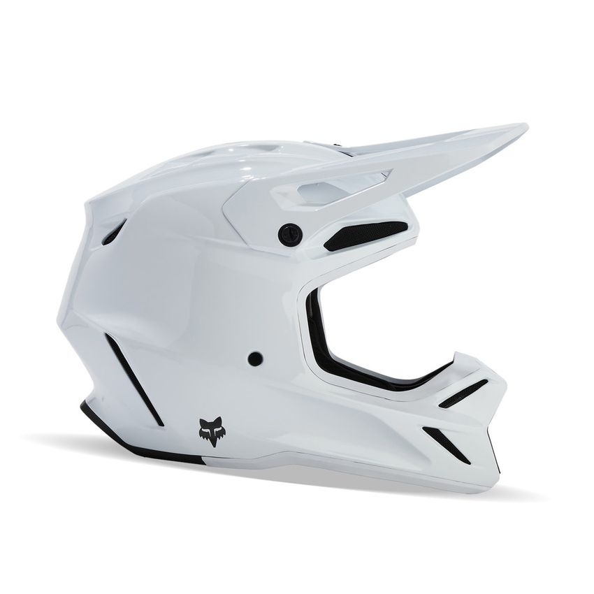 Fox Kask Motocyklowy  V3 Rs Carbon Solid White M