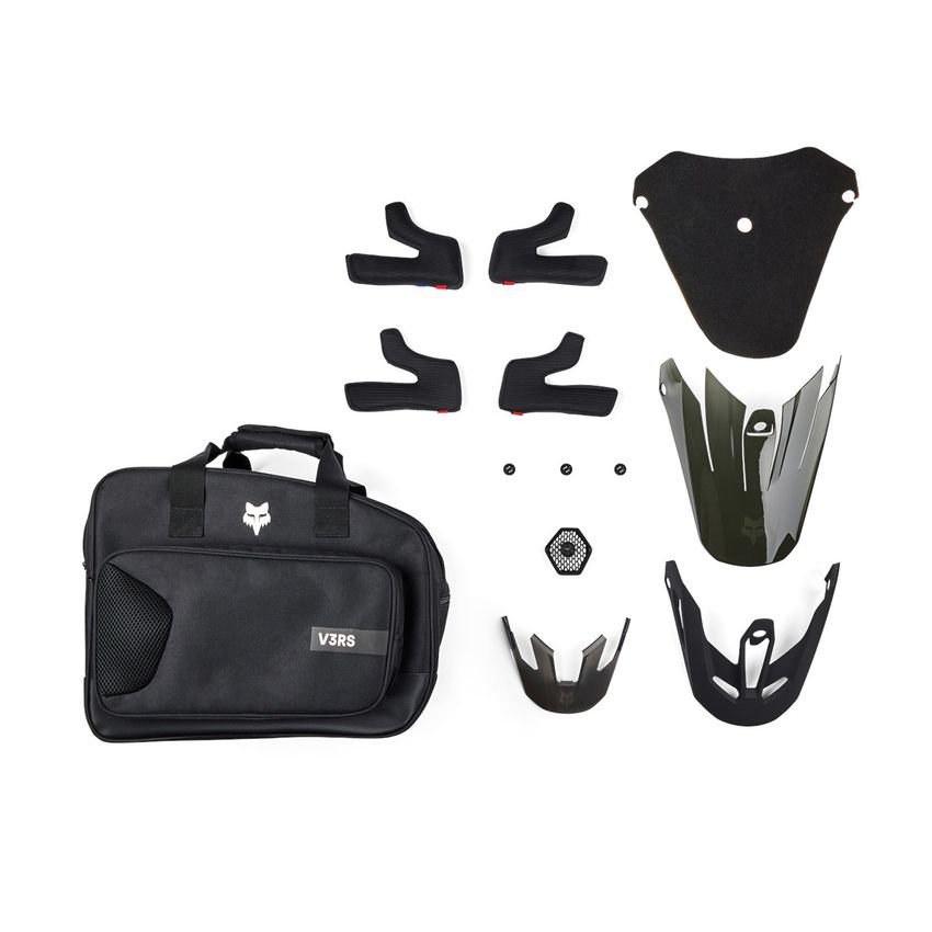 Fox Kask Motocyklowy  V3 Rs Carbon Solid White M