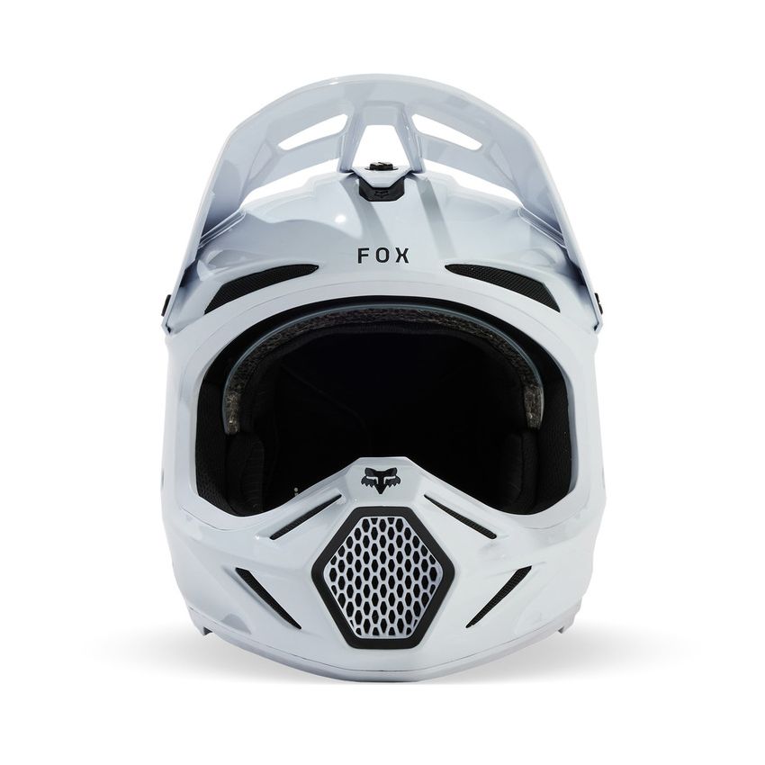 Fox Kask Motocyklowy  V3 Rs Carbon Solid White M