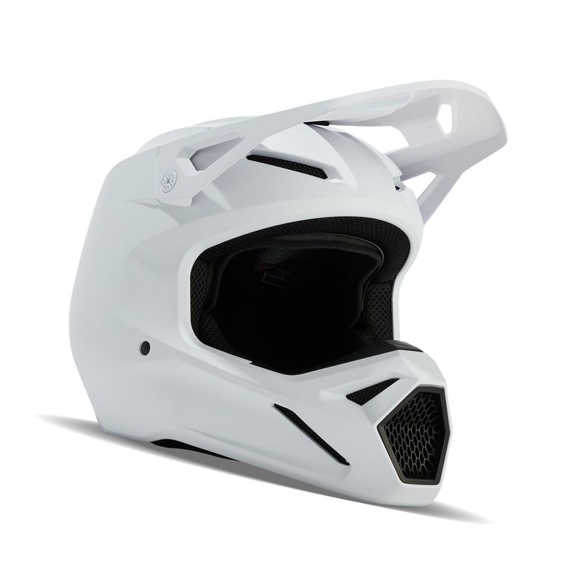 Fox Kask Motocyklowy  V1 Solid Matte White Xxl