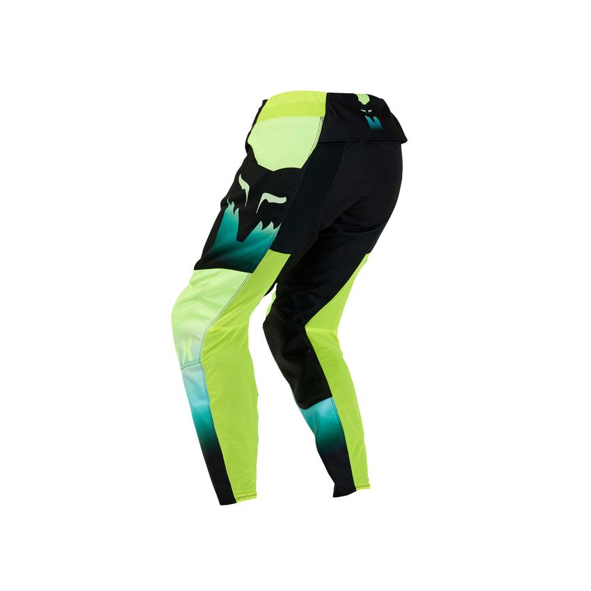 Fox Spodnie Motocyklowe Damskie  180 Flora Black Yellow 4
