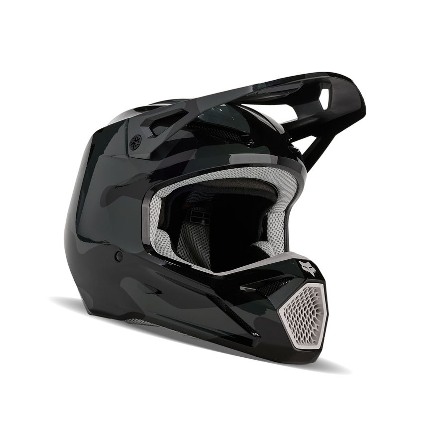 Fox Kask Motocyklowy Junior  V1 Bnkr Black Camo Ys