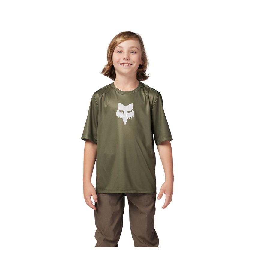 Fox Koszulka Rowerowa Junior  Ranger Olive Green Ym