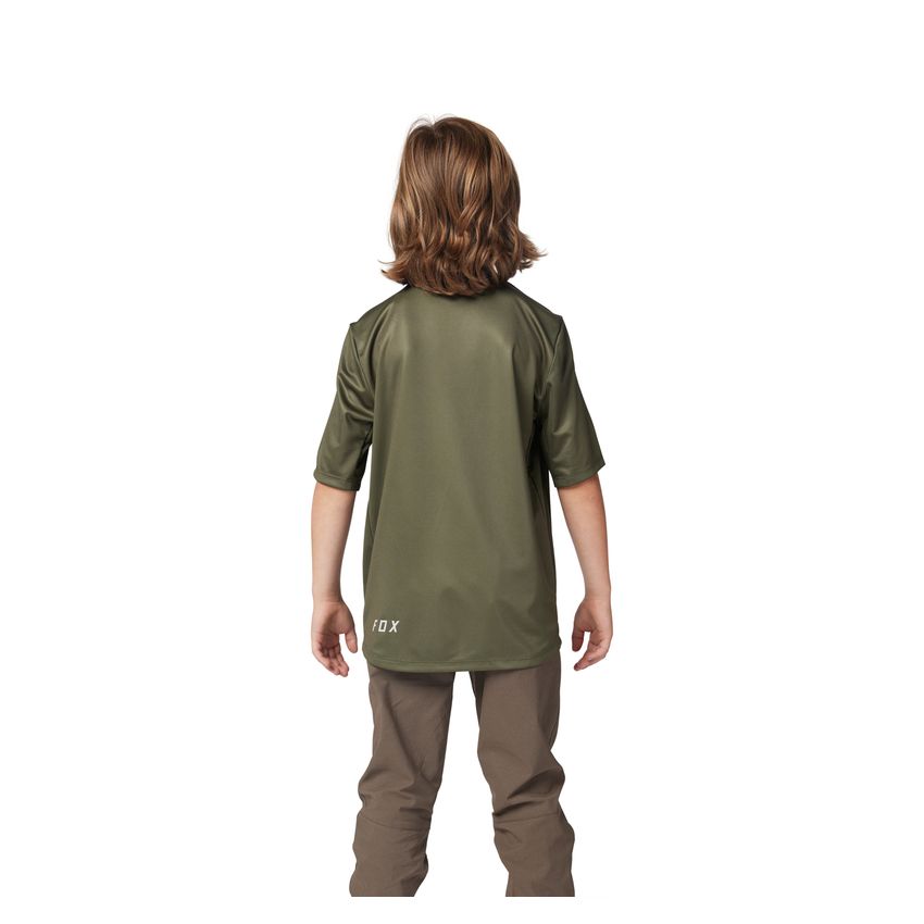 Fox Koszulka Rowerowa Junior  Ranger Olive Green Ym