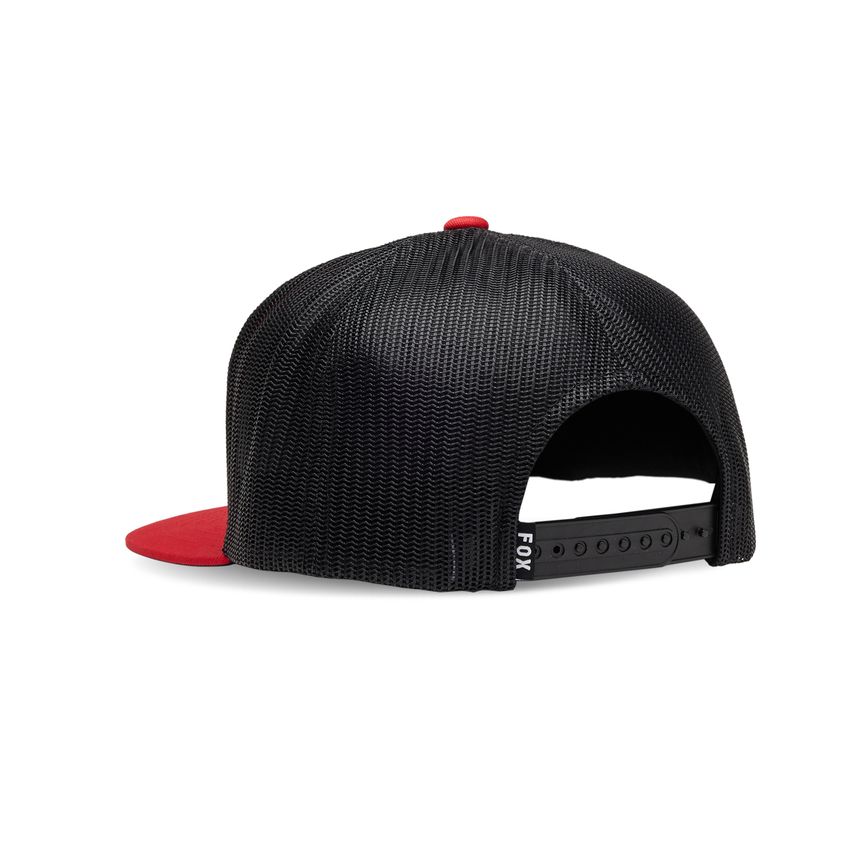 Czapka z daszkiem FOX Absolute Mesh Snapback Flame Red
