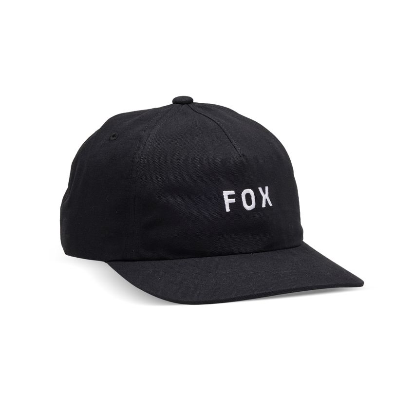 Fox Czapka Z Daszkiem Damska  W Wordmark Adjustable Black Os