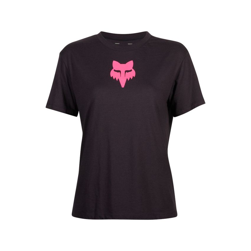 Fox T-shirt Damski  Head Black Pink Xs