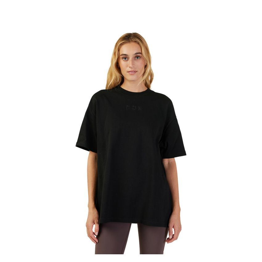 Fox T-shirt Damski  Wordmark Os Black M