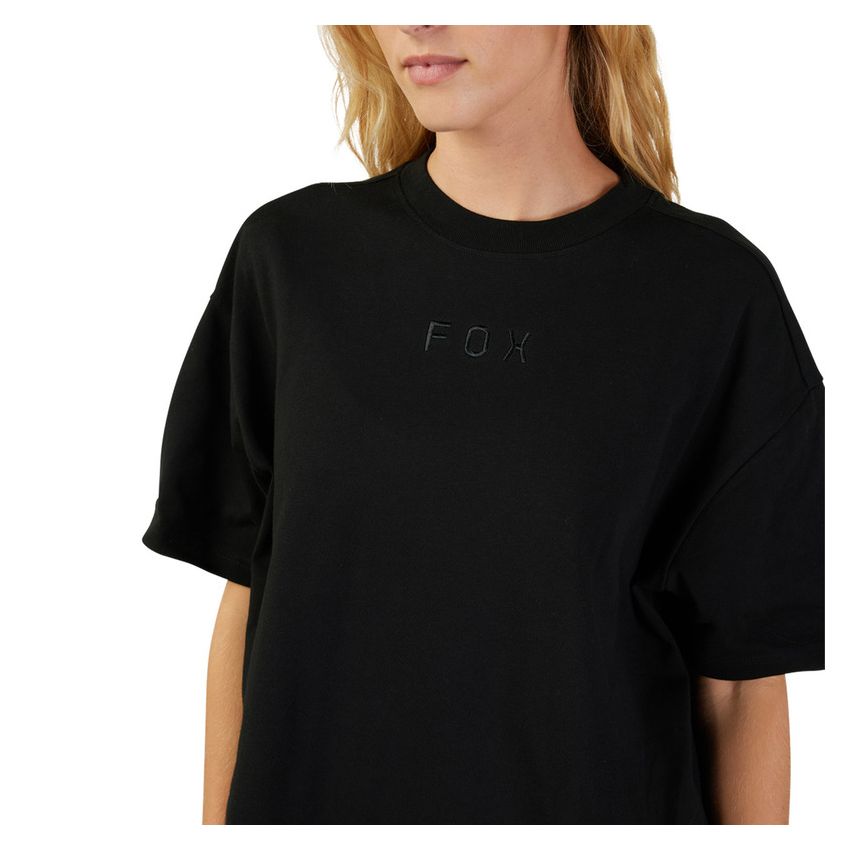 Fox T-shirt Damski  Wordmark Os Black M