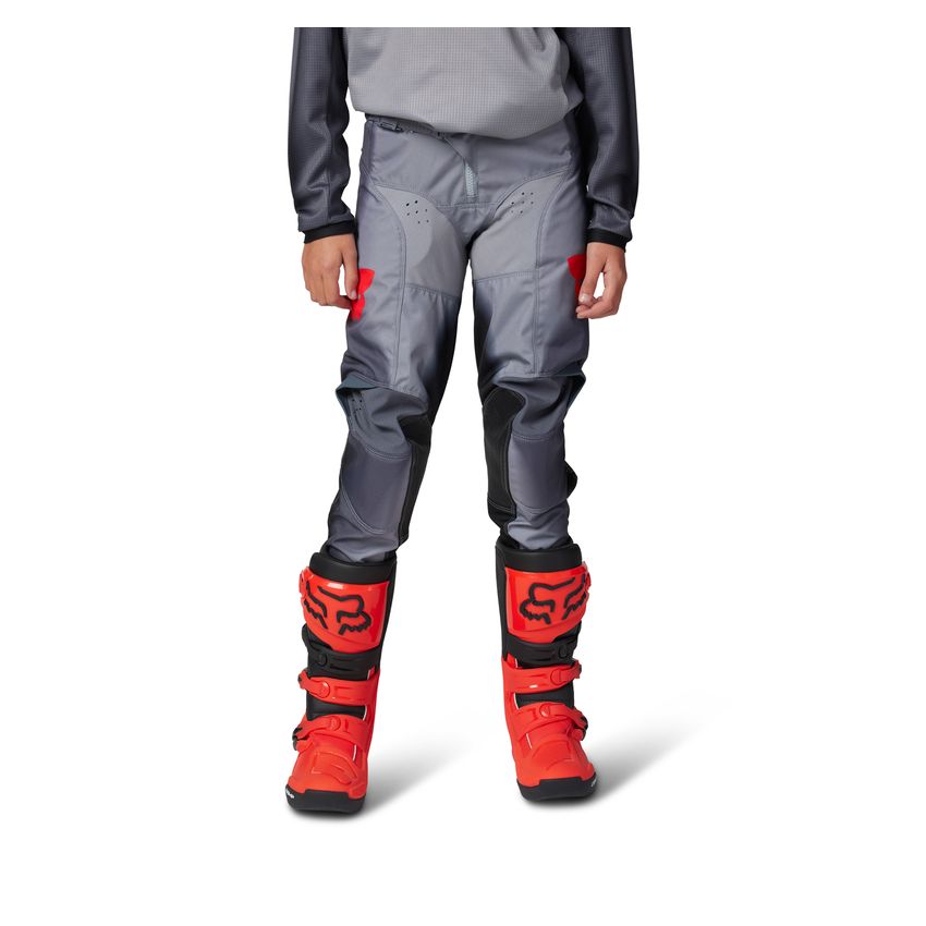 Fox Spodnie Motocyklowe Junior  180 Interfere Grey Red Y22