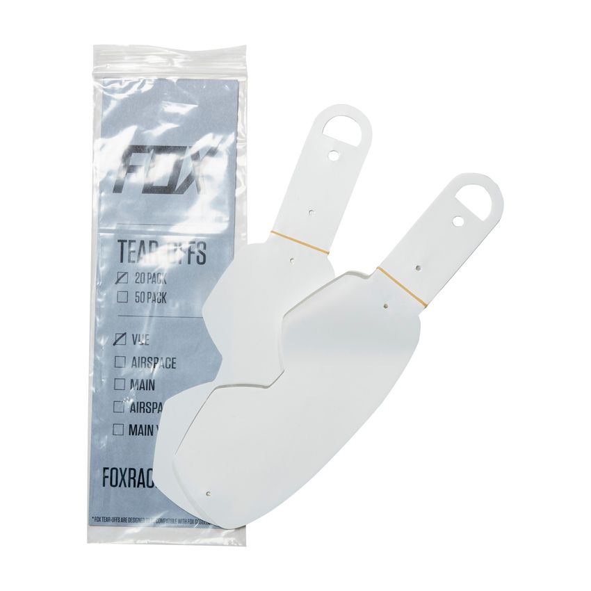 Fox Zestaw Do Gogli  Vue Standard Tear Offs-20pk Clear Ns