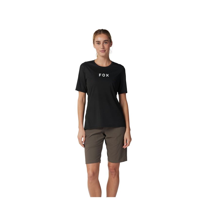 Fox Koszulka Rowerowa Damska  Ranger Wordmark Black M