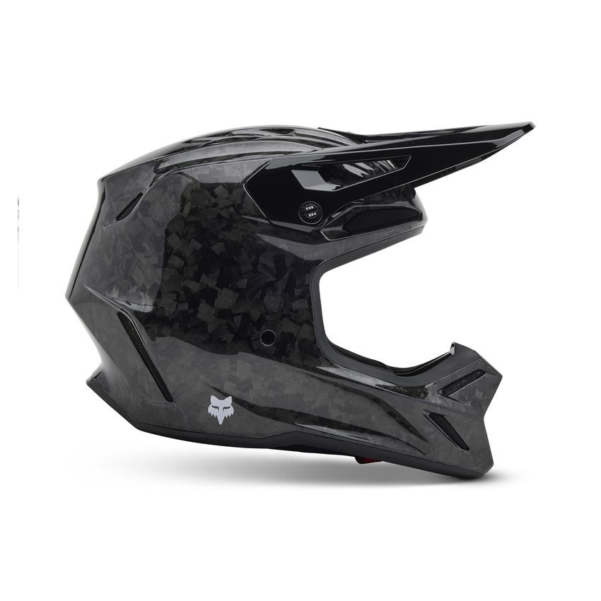 Fox Kask Motocyklowy  V3 Rs Carbon Solid Black S