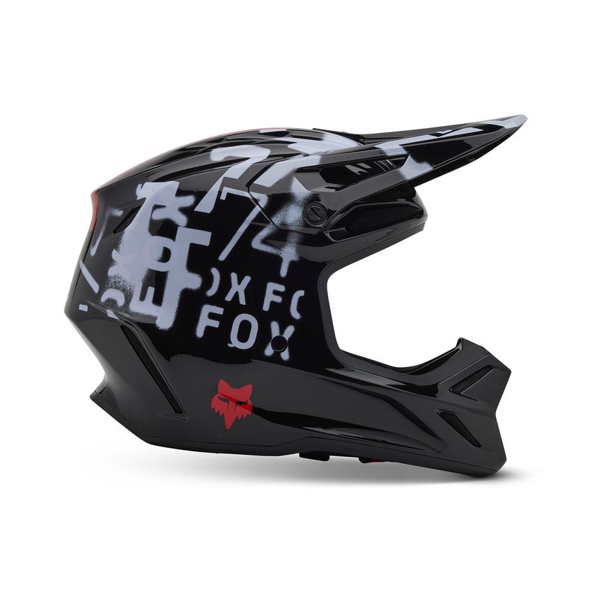 Fox Kask Motocyklowy  V3 Seventy4 Black S