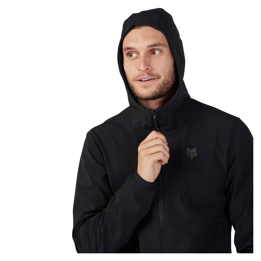 Fox Bluza Rowerowa Z Kapturem  Ranger Fire Black S