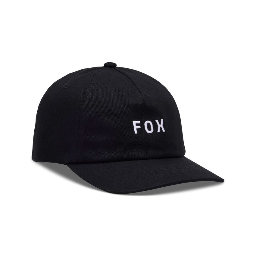 Fox Czapka Z Daszkiem  Wordmark Adjustable Black White Os