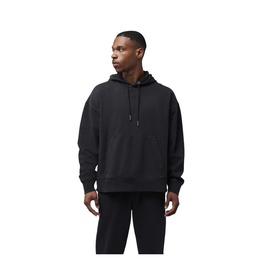 Fox Bluza Z Kapturem  Wordmark Oversized Fleece Po Black M