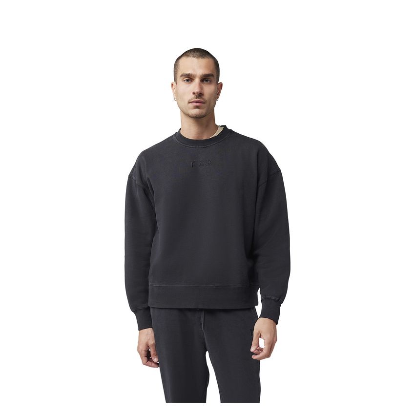 Fox Bluza  Wordmark Oversized Fleece Crew Black M