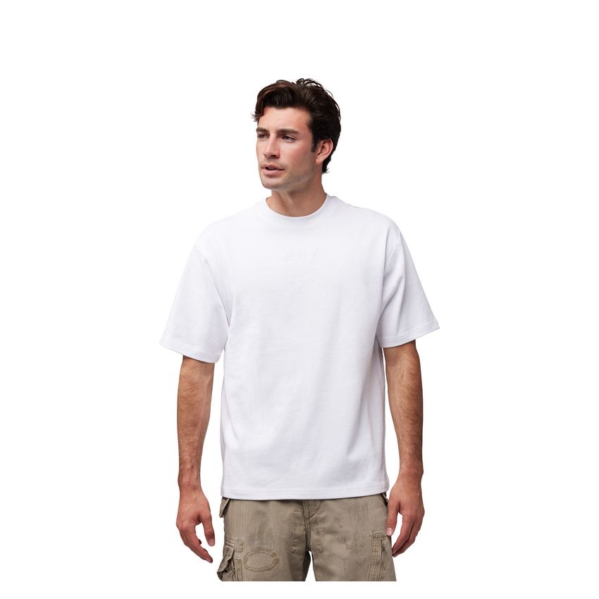 Fox T-shirt  Wordmark Oversized Optic White S