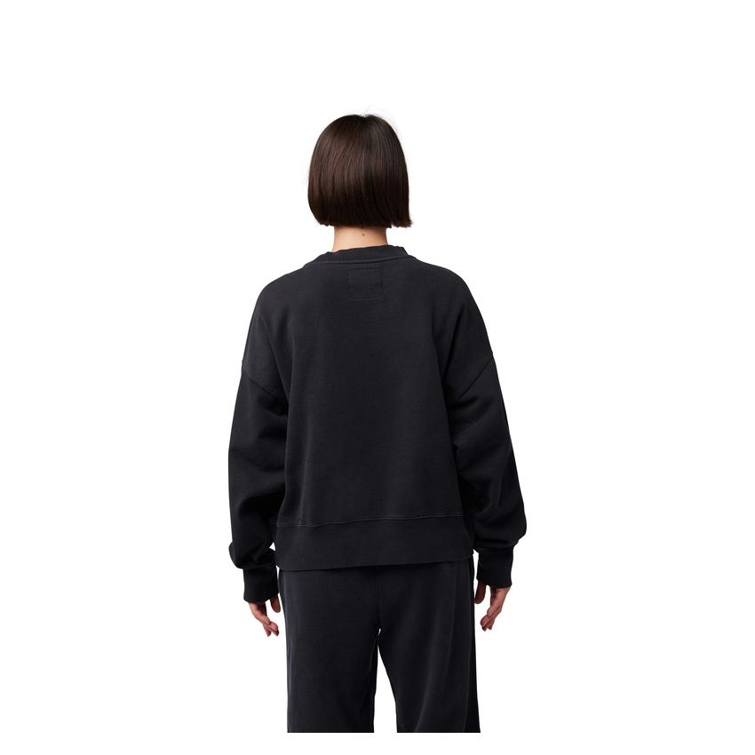 Fox Bluza Damska  Wordmark Oversized Fleece Crew Black Xs