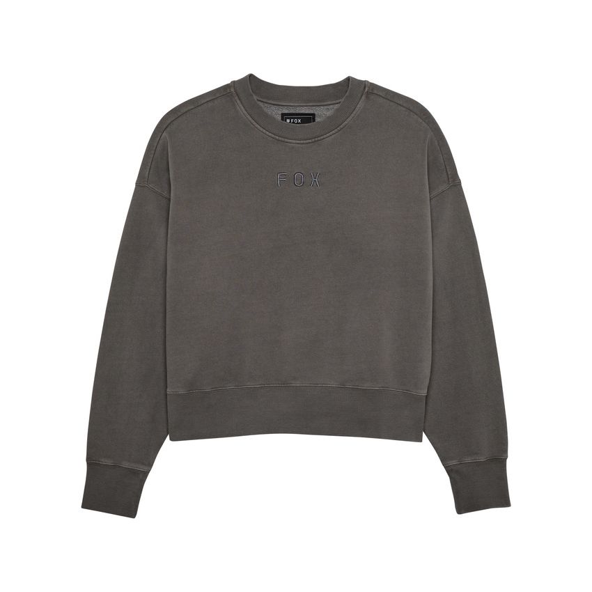 Fox Bluza Damska  Wordmark Oversized Fleece Crew Pewter Xs