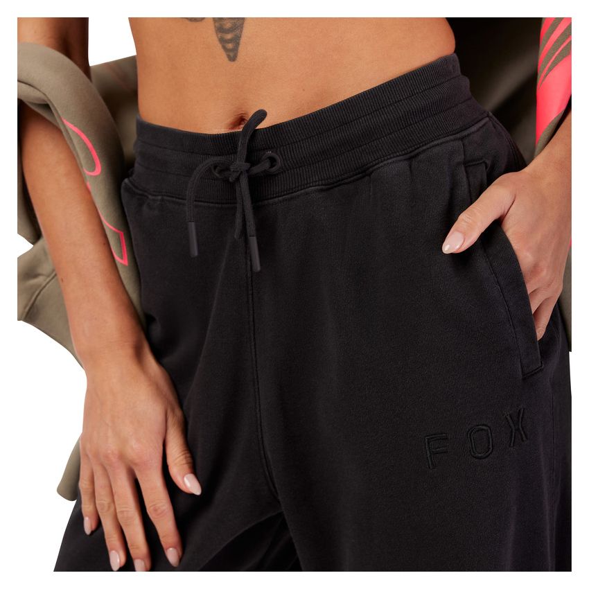 Fox Spodnie Damskie  Wordmark Fleece Jogger Black Xs