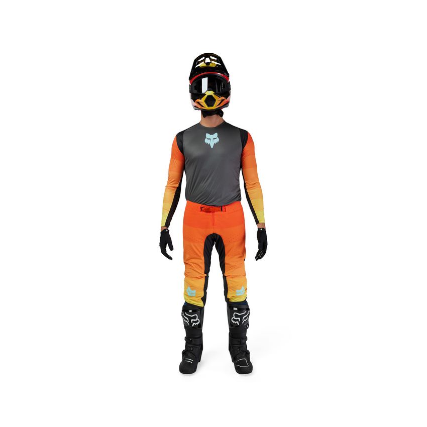 Fox Spodnie Motocyklowe  Flexair Grid Black Orange 32