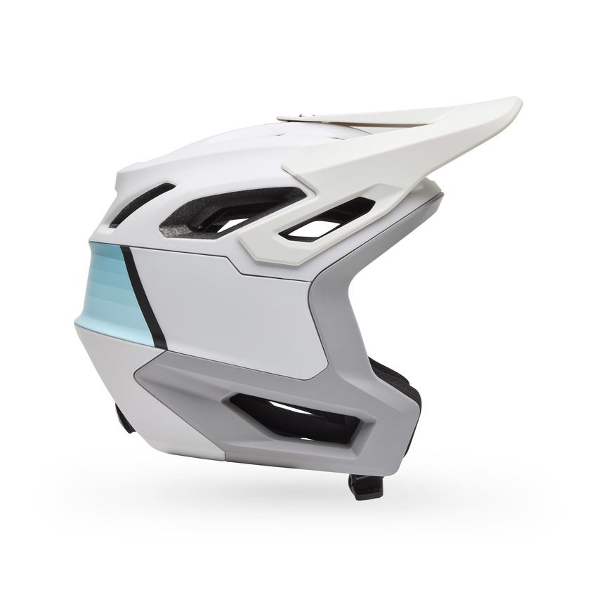 Fox Kask Rowerowy  Dropframe Pro Grid Light Grey L