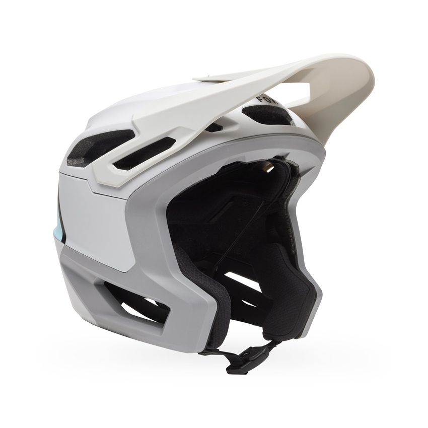 Fox Kask Rowerowy  Dropframe Pro Grid Light Grey L