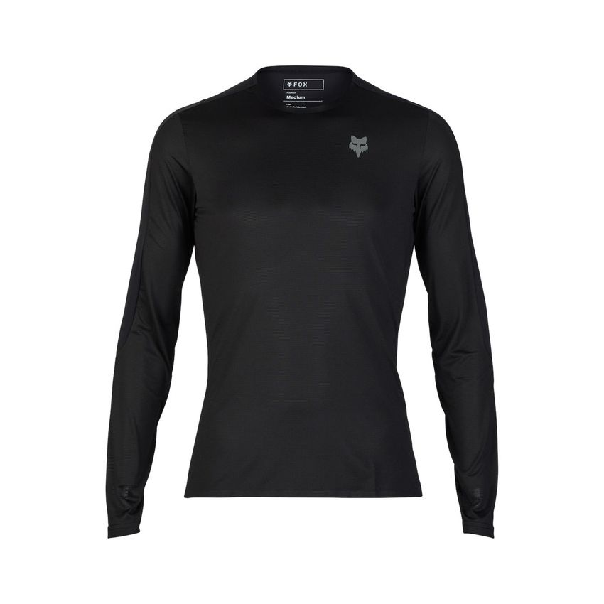 Fox Koszulka Rowerowa Z DŁugim RĘkawem  Ascent Black L